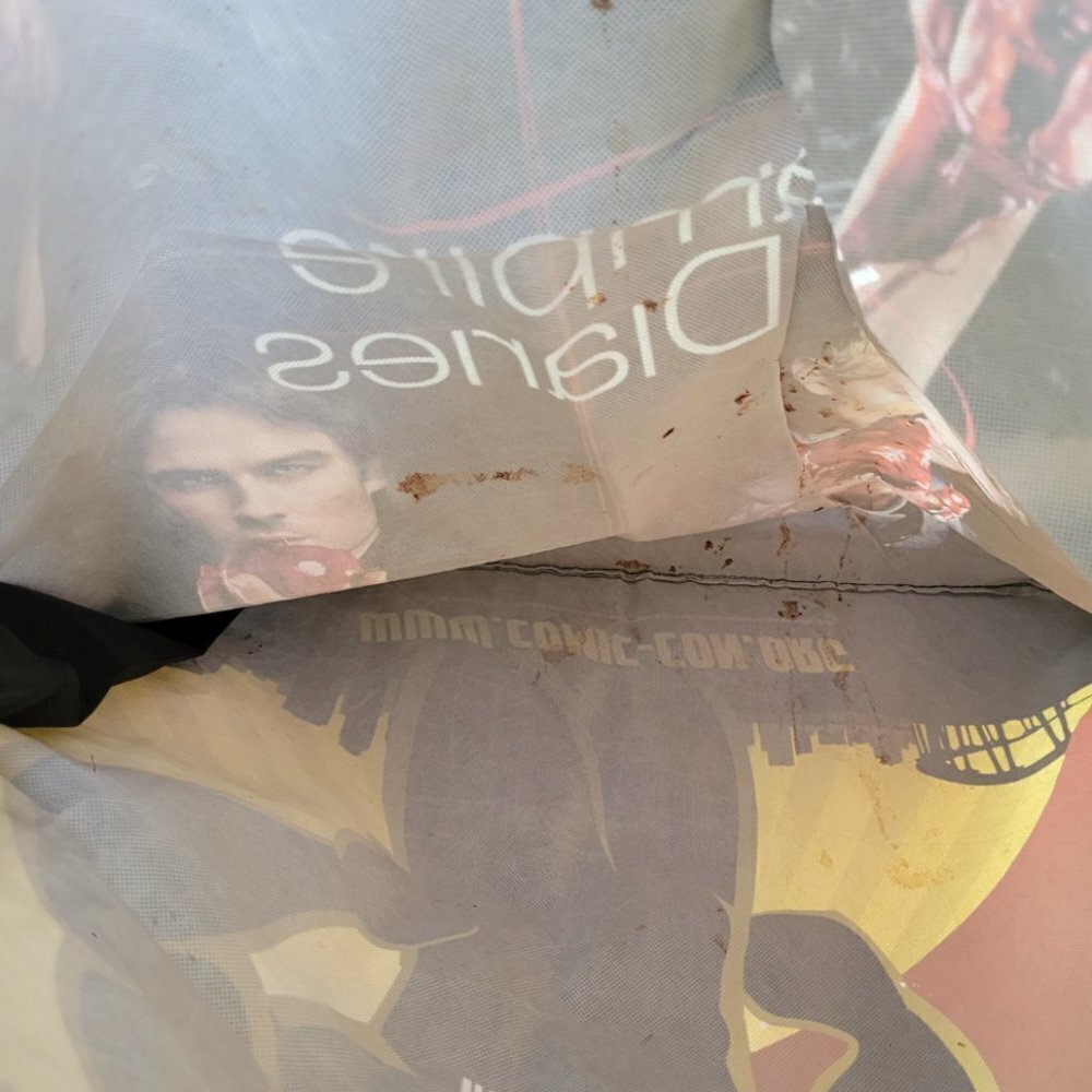 Vampire Diaries Comic Con 2012 Tote Bag Large Collectible Limited Edition Canvas - Picture 9 of 10
